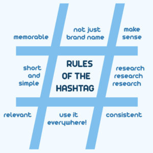 make use of hashtags